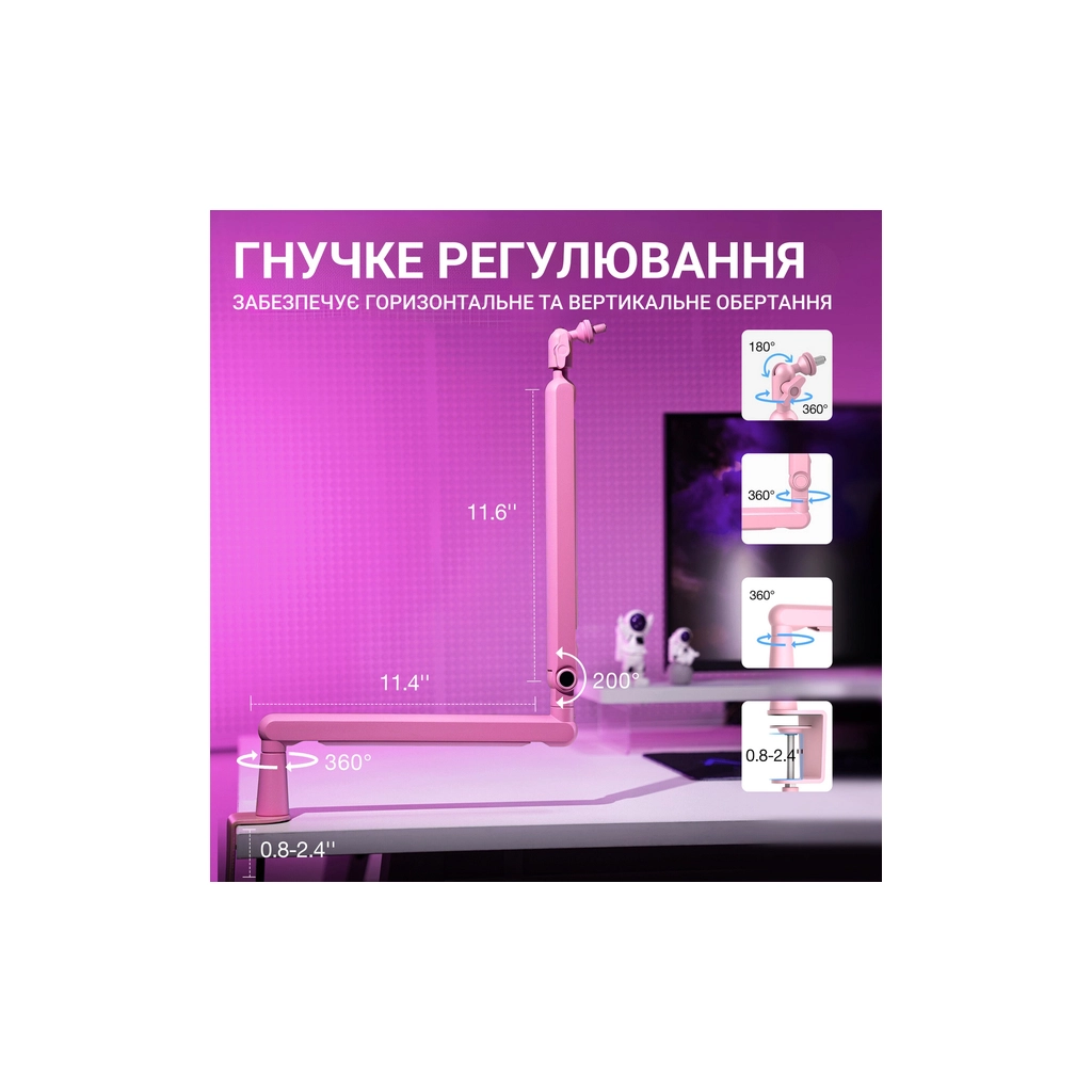 Мікрофон Fifine TAM8P USB/XLR Pink (TAM8P) - зображення 11