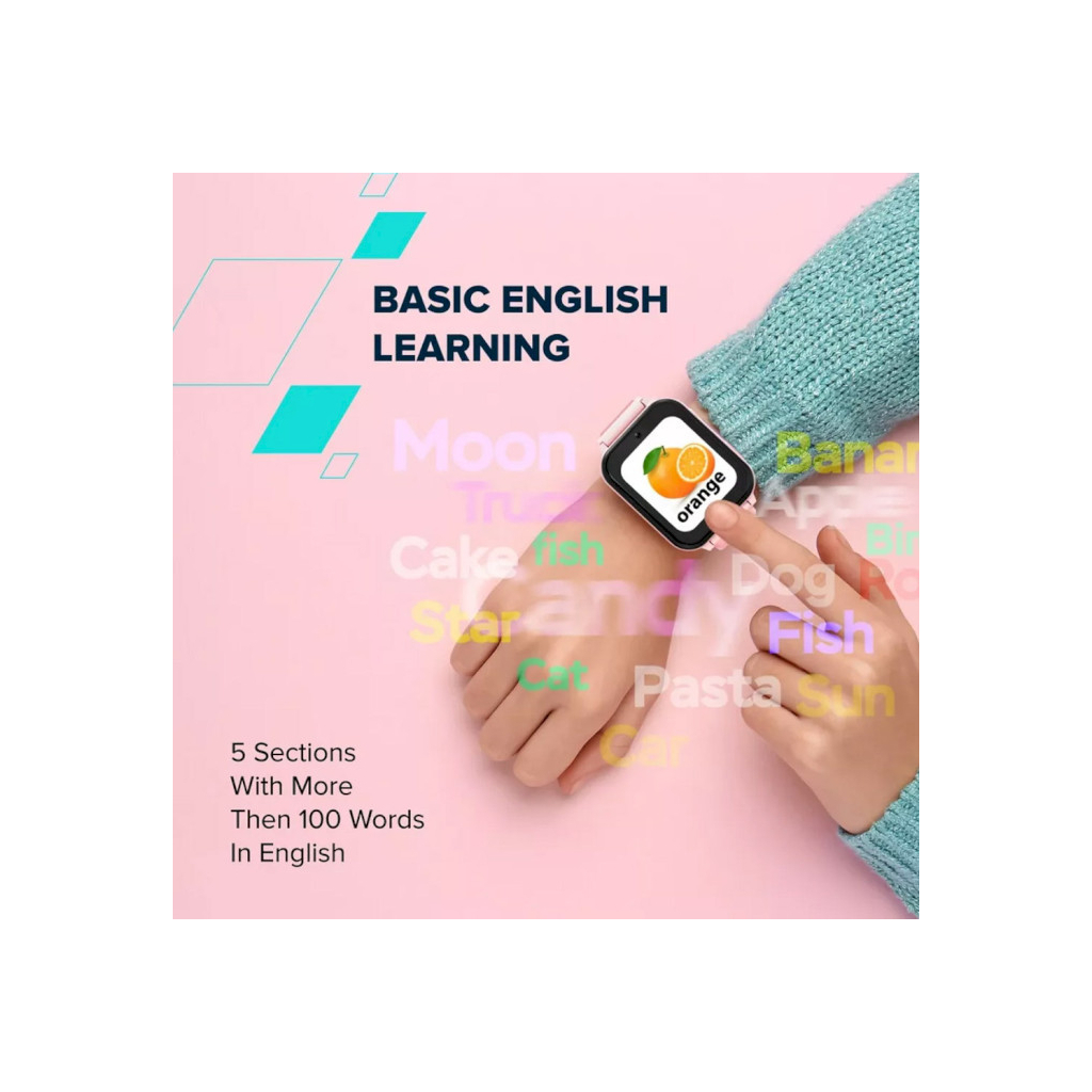 Смарт-годинник Canyon Alfie KW-37 MP3 Study&Game Pink (CNE-KW37PP) - зображення 9