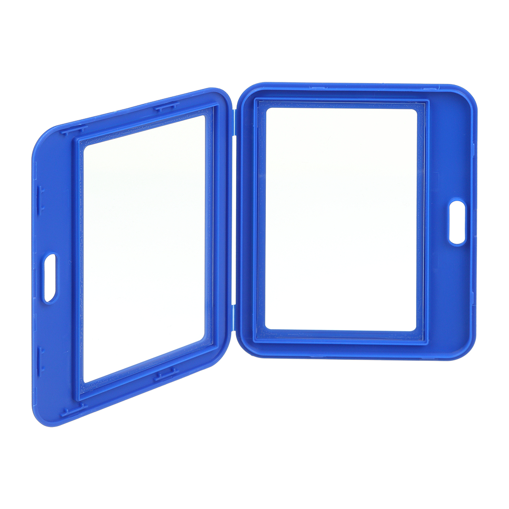 Бейдж Buromax горизонтальний, 101 х 80 мм, PP+PVC, синій (BM.5415-02) - зображення 2