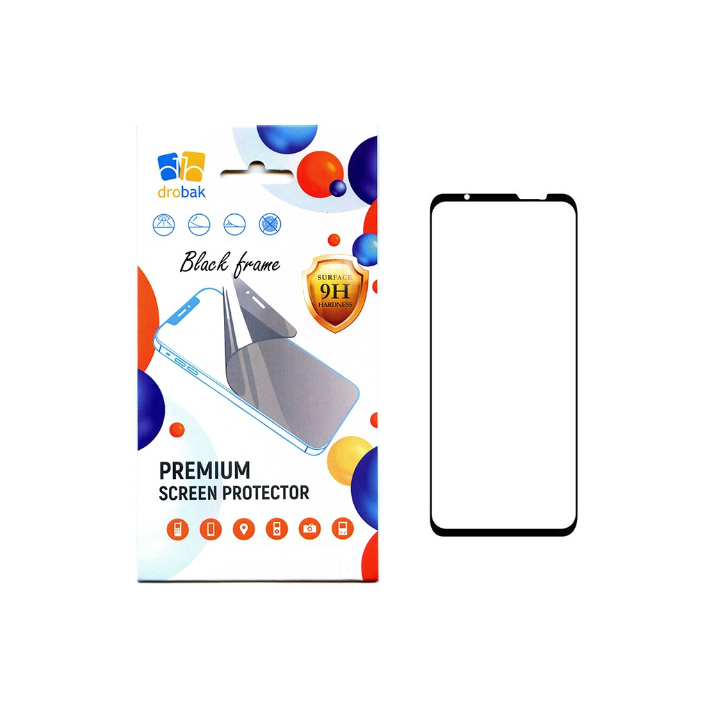 Скло захисне Drobak Asus Rog Phone 6 Black Frame A+ (717166) - зображення 1