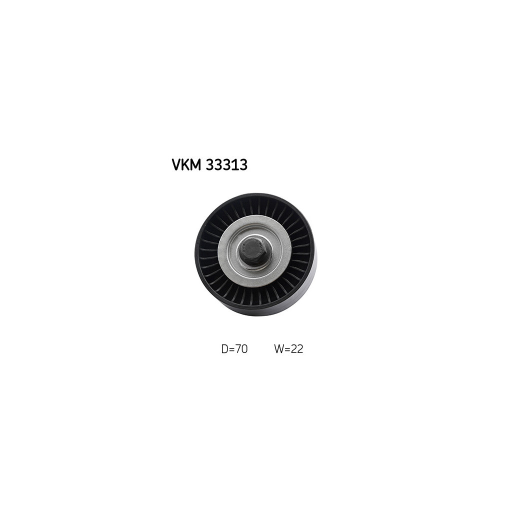 Ролик натягувача ременя SKF VKM 33313 - зображення 2