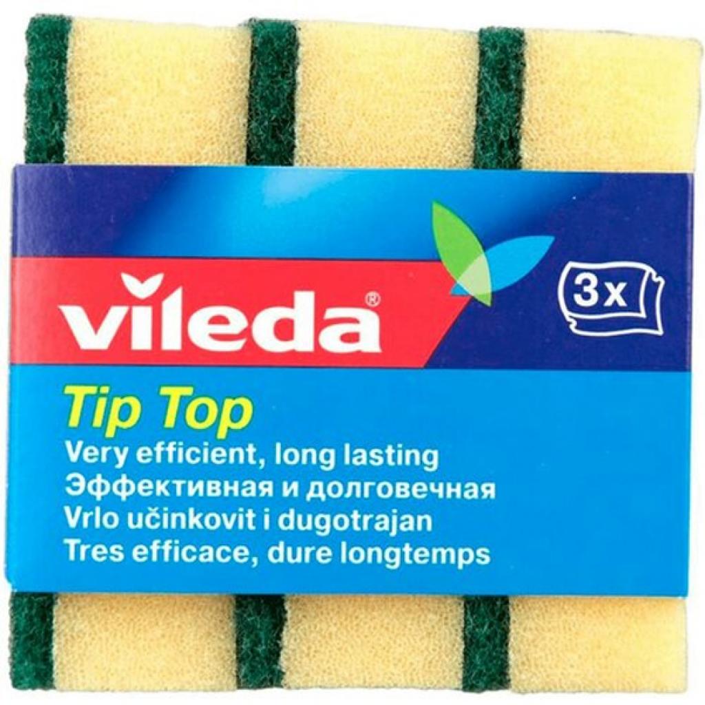 Губки кухонні Vileda Tip Top класичні 3 шт. (4003790023996) - зображення 1