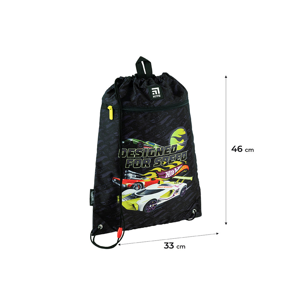 Сумка для взуття Kite 601M Hot Wheels-1 (HW24-601M-1) - зображення 2