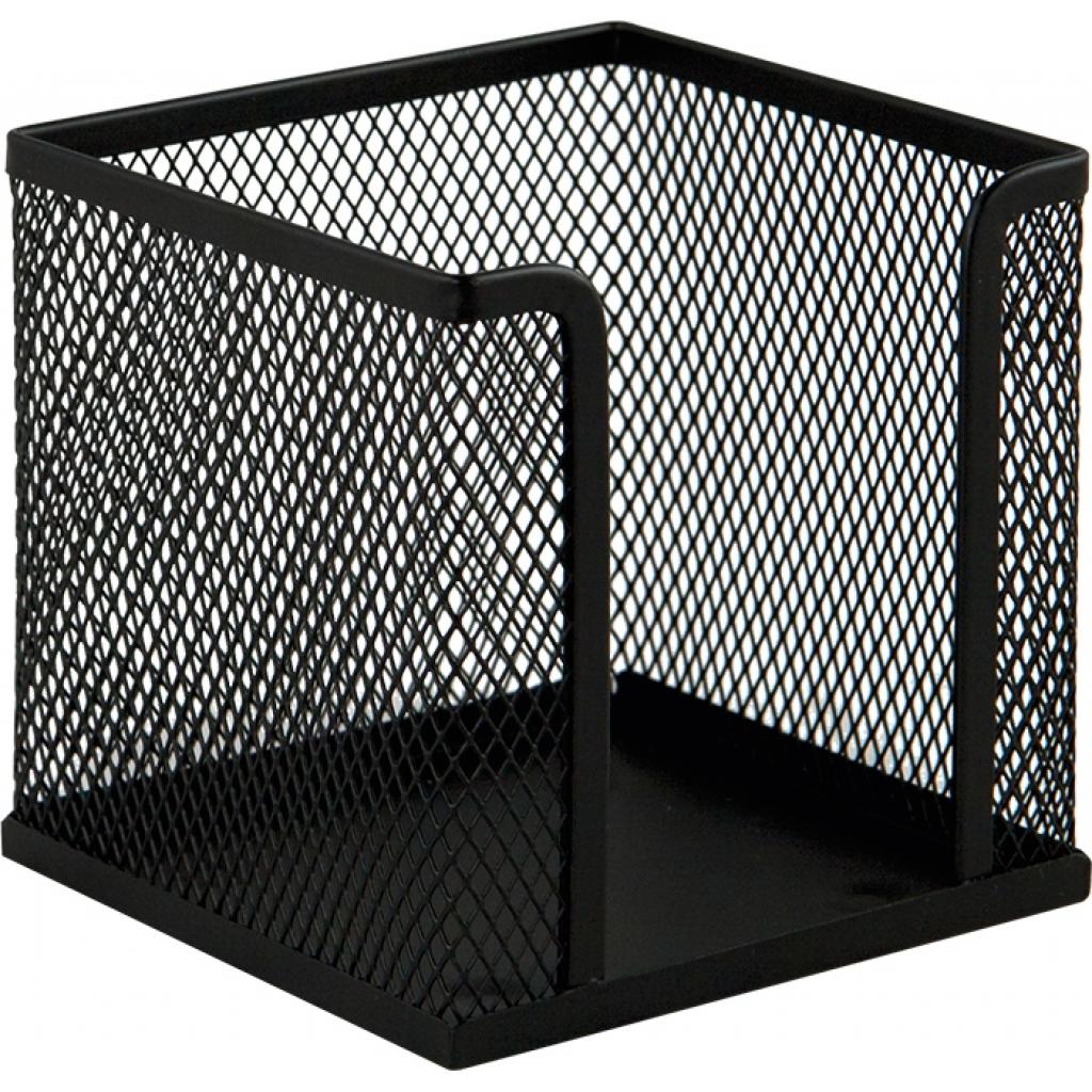 Підставка-куб для листів і паперів Buromax 10х10х10 см, wire mesh, black (BM.6215-01) - изображение 2