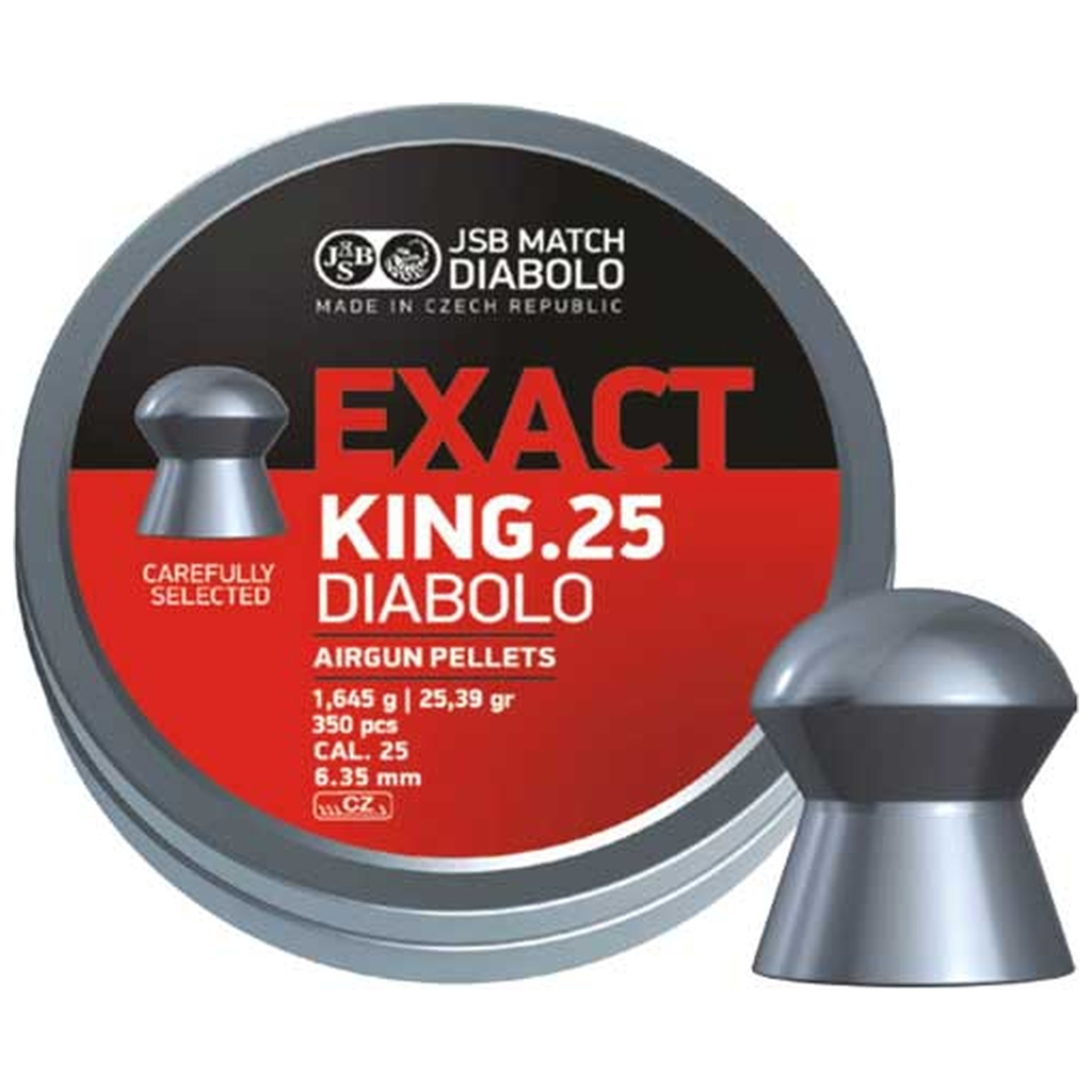 Пульки JSB Exact King 6,35 мм 1,645 г 150 шт/уп (546298-150) - зображення 1