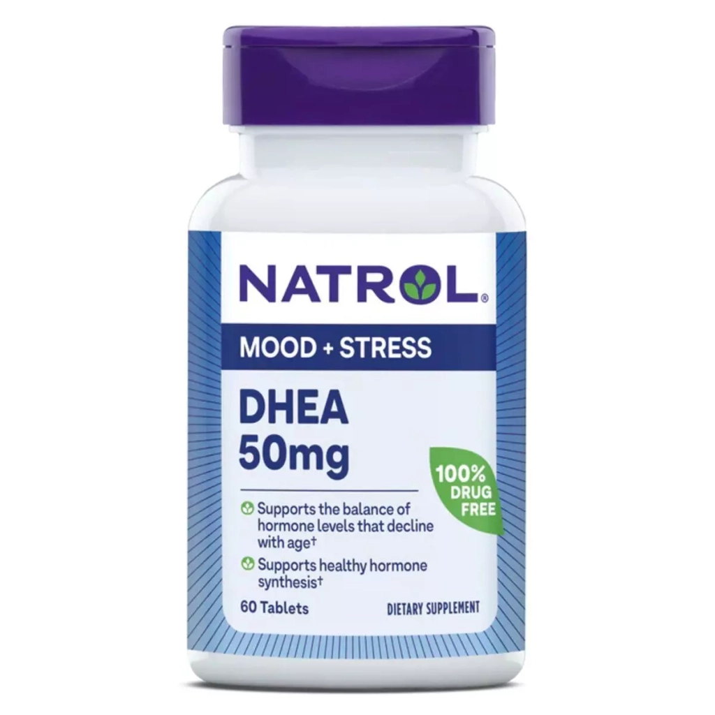 Вітамінно-мінеральний комплекс Natrol Дегідроепіандростерон 50 мг, DHEA, 60 та (NTL-16106) - зображення 1