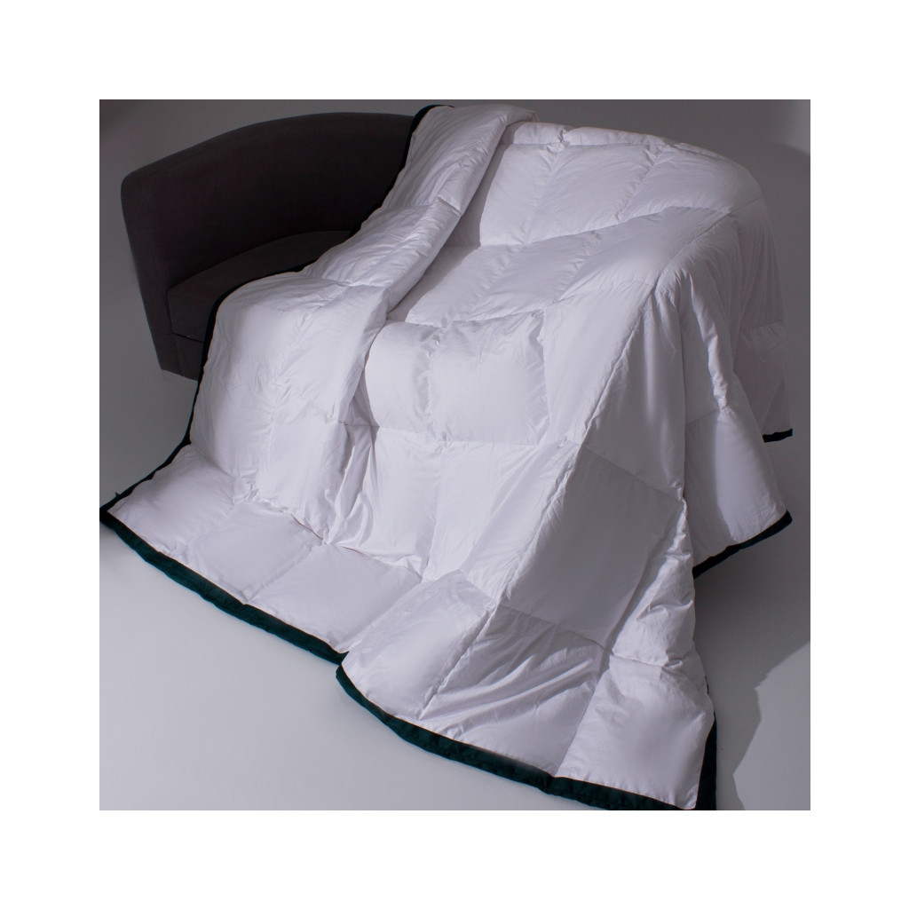 Ковдра MirSon Thinsulat Imperial Satin Luxe Демісезонна 100% пух 200х220 (2200007177677) - зображення 2