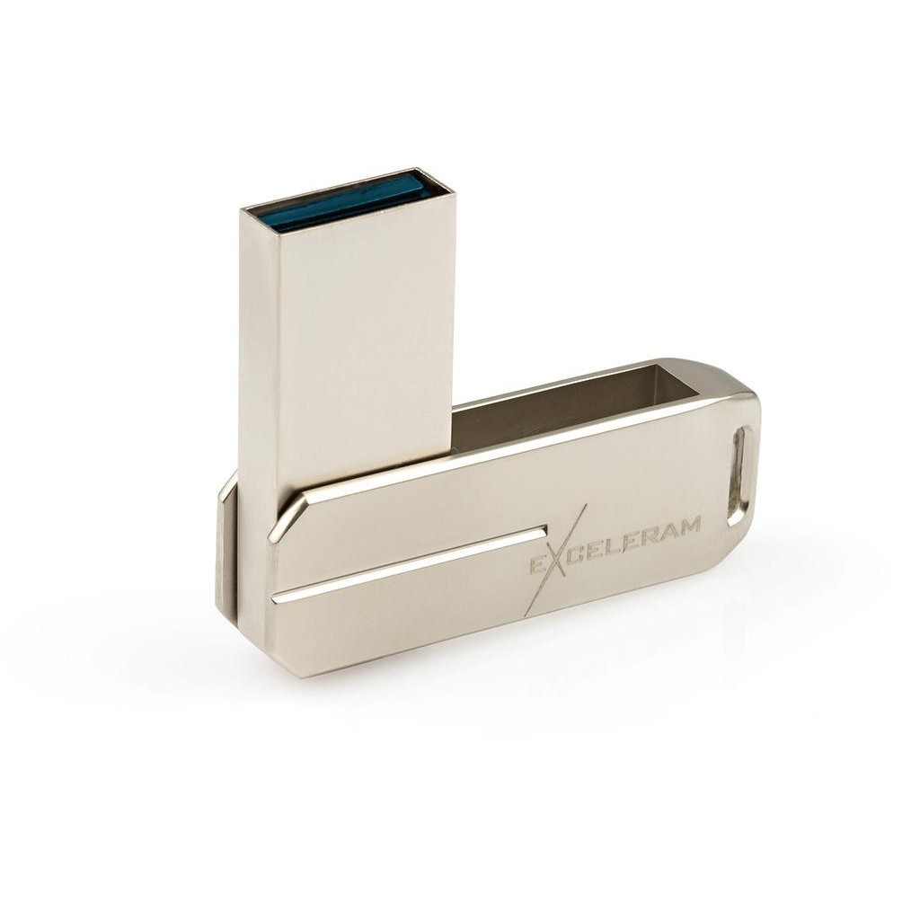 USB флеш накопичувач eXceleram 128GB U3 Series Silver USB 3.1 Gen 1 (EXP2U3U3S128) - зображення 2