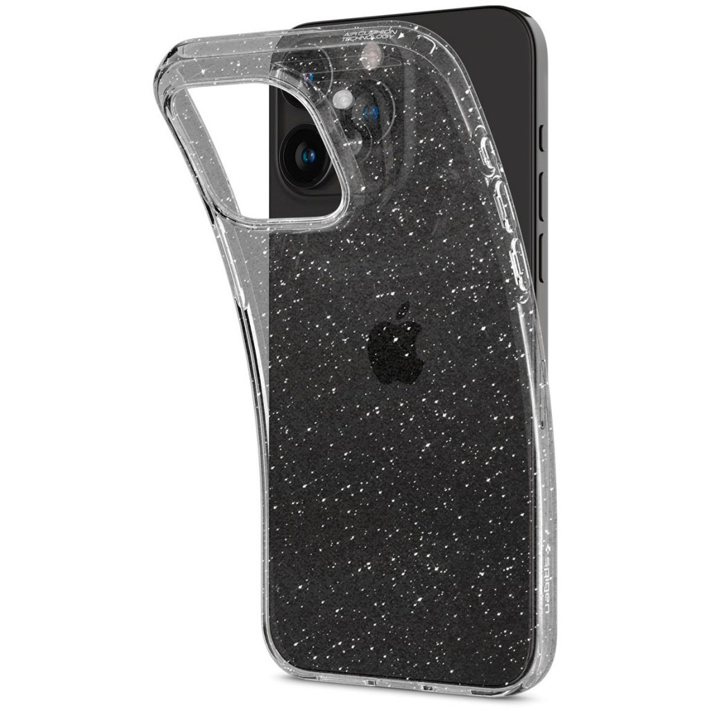 Чохол до мобільного телефона Spigen Apple iPhone 15 Pro Liquid Crystal Glitter Crystal Quartz (ACS06701) - изображение 9