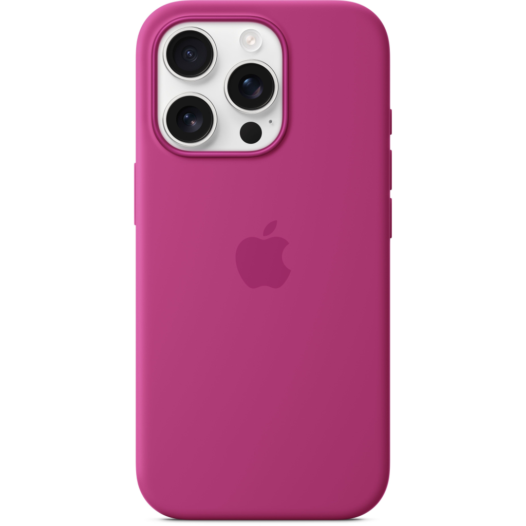 Чохол до мобільного телефона Apple iPhone16 Pro Silicone Case with MagSafe - Fuchsia (MYYN3ZM/A) - зображення 4