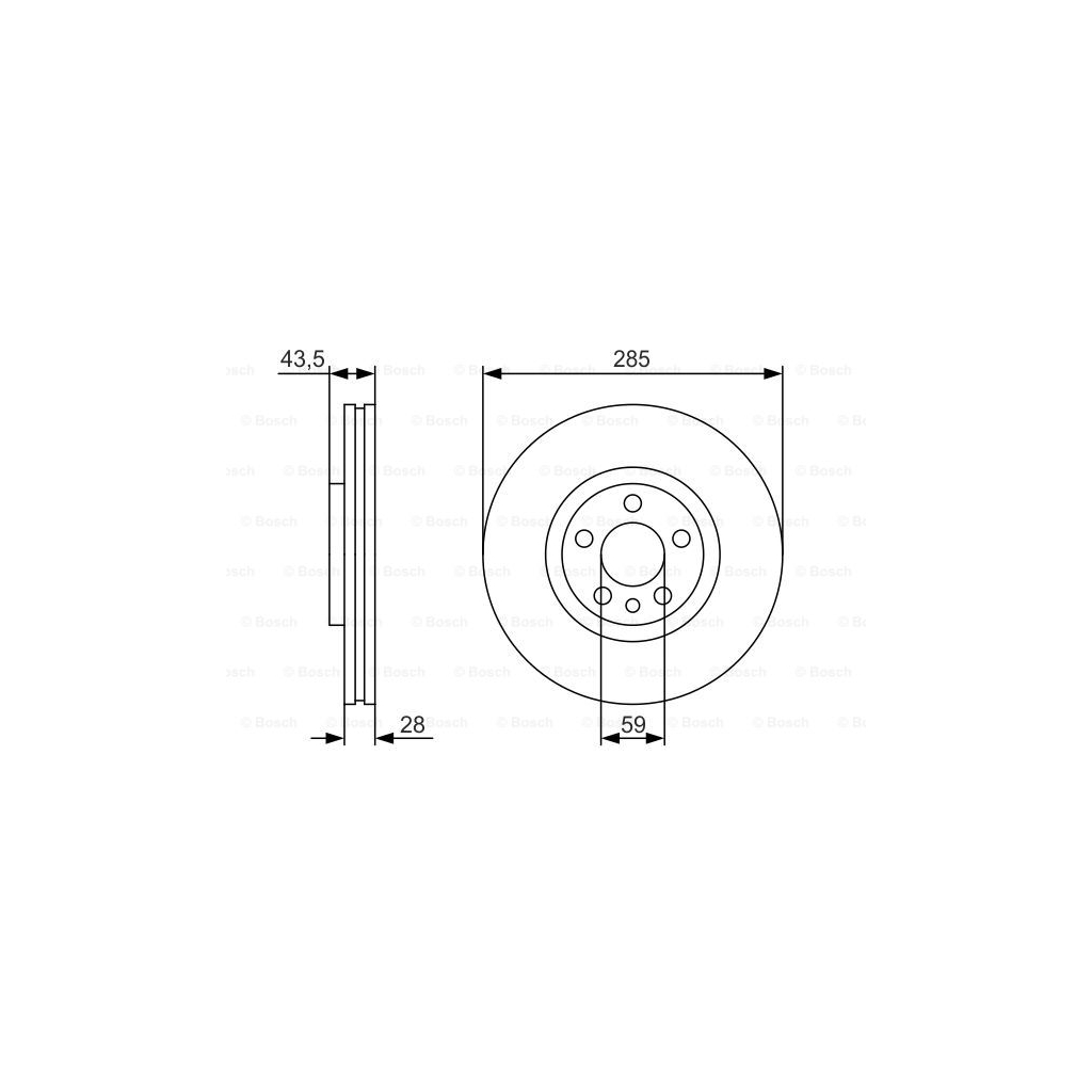 Гальмівний диск Bosch 0 986 479 S62 - зображення 1