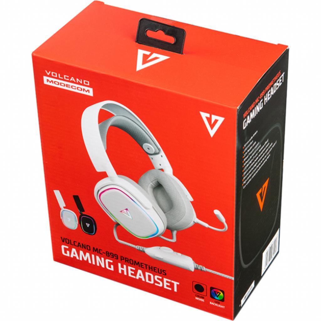 Навушники Modecom Volcano RGB Prometheus 7.1 USB White (S-MC-899-PROMETHEUS-200) - зображення 7