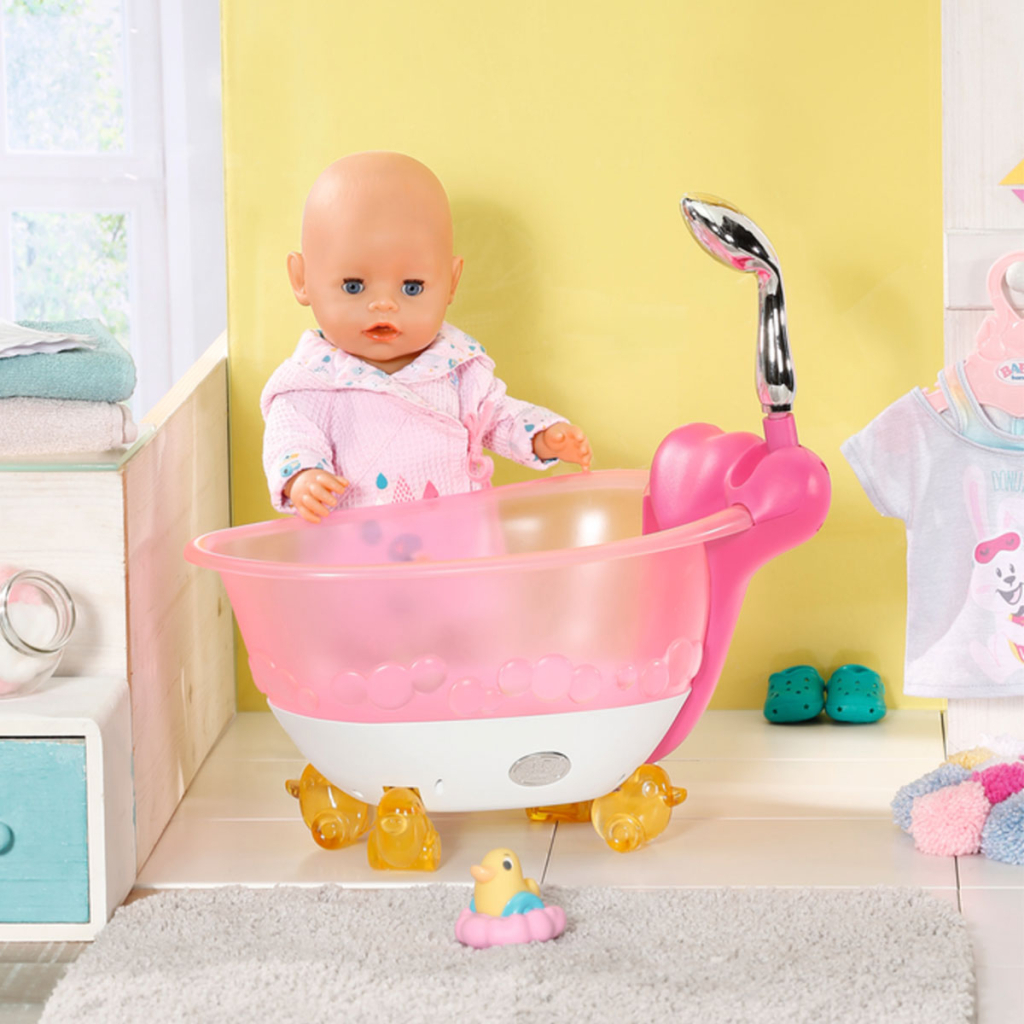 Аксесуар до ляльки Zapf Автоматична ванночка Baby Born S2 - Кумедне купання (831908) - зображення 5