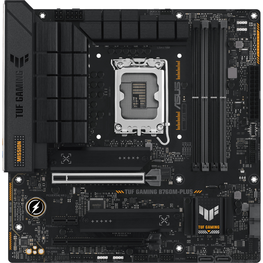 Материнська плата ASUS TUF GAMING B760M-PLUS - зображення 1