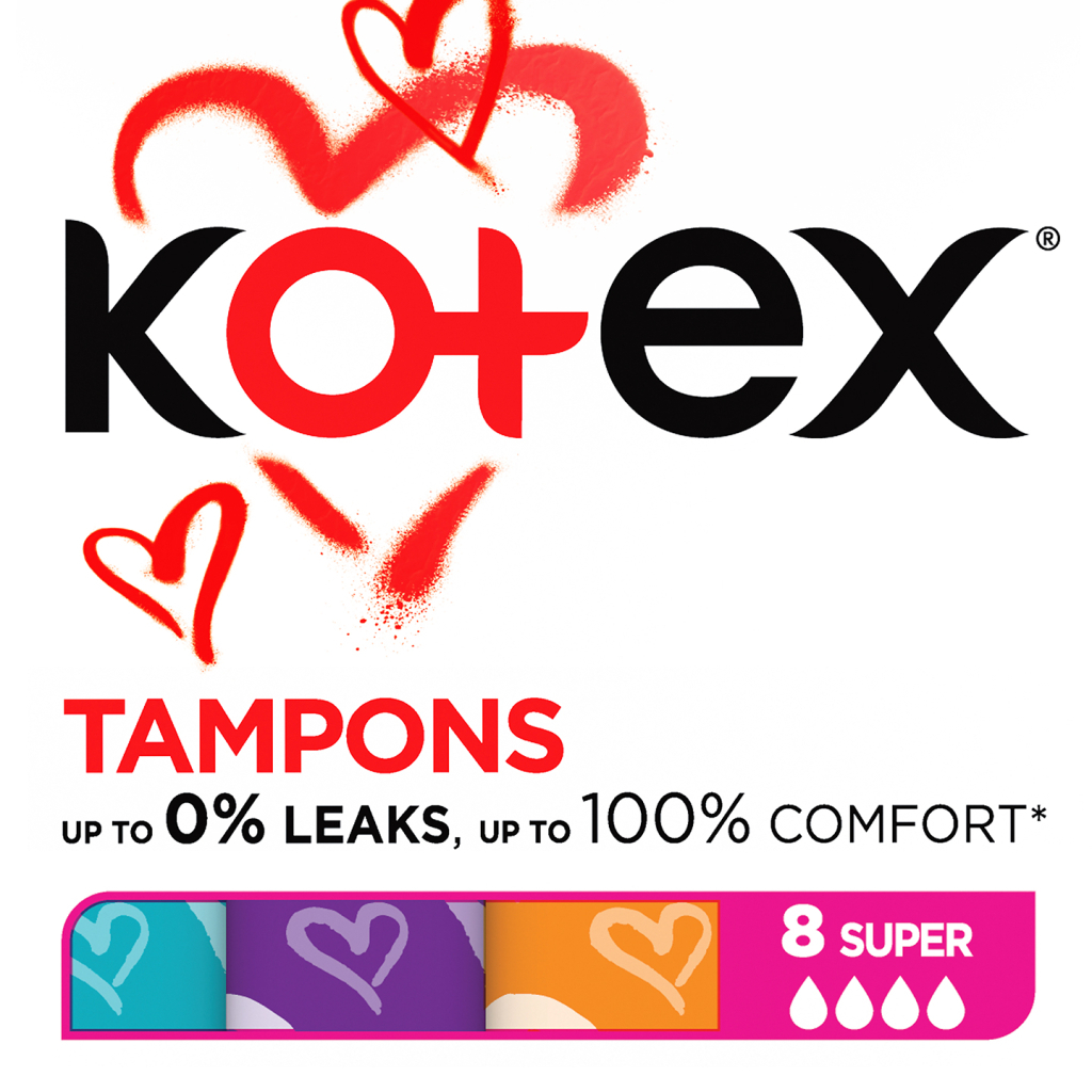 Тампони Kotex Super 8 шт. (5029053534541) - зображення 1