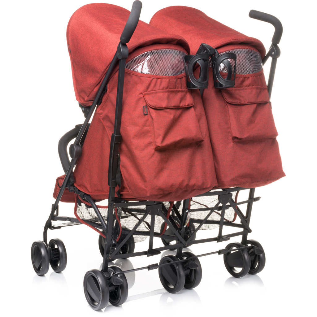 Коляска 4Baby для двійні Twins Red (4TW03) - зображення 5