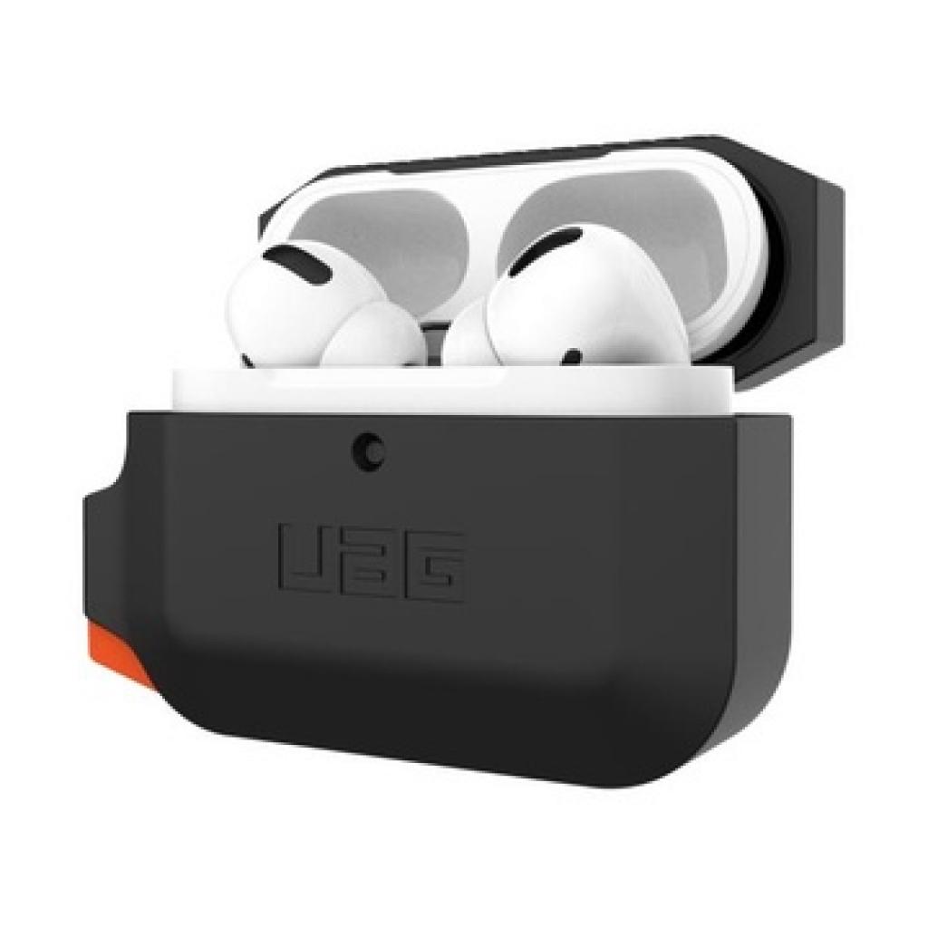 Чохол для навушників UAG для Airpods Pro Silicone Black/Orange (10225K114097) - зображення 5