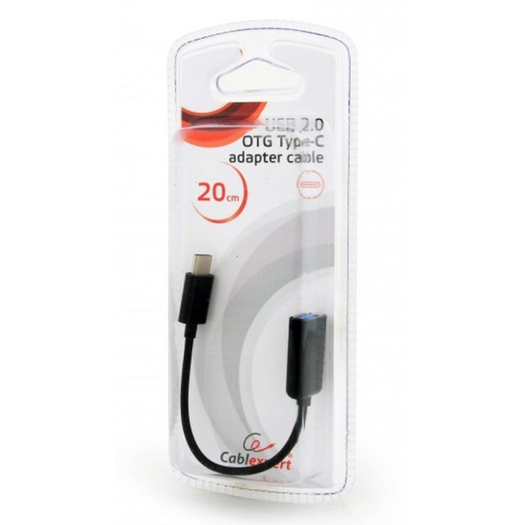 Перехідник OTG USB 2.0 AF to USB-C 0.2m Cablexpert (AB-OTG-CMAF2-01) - зображення 3