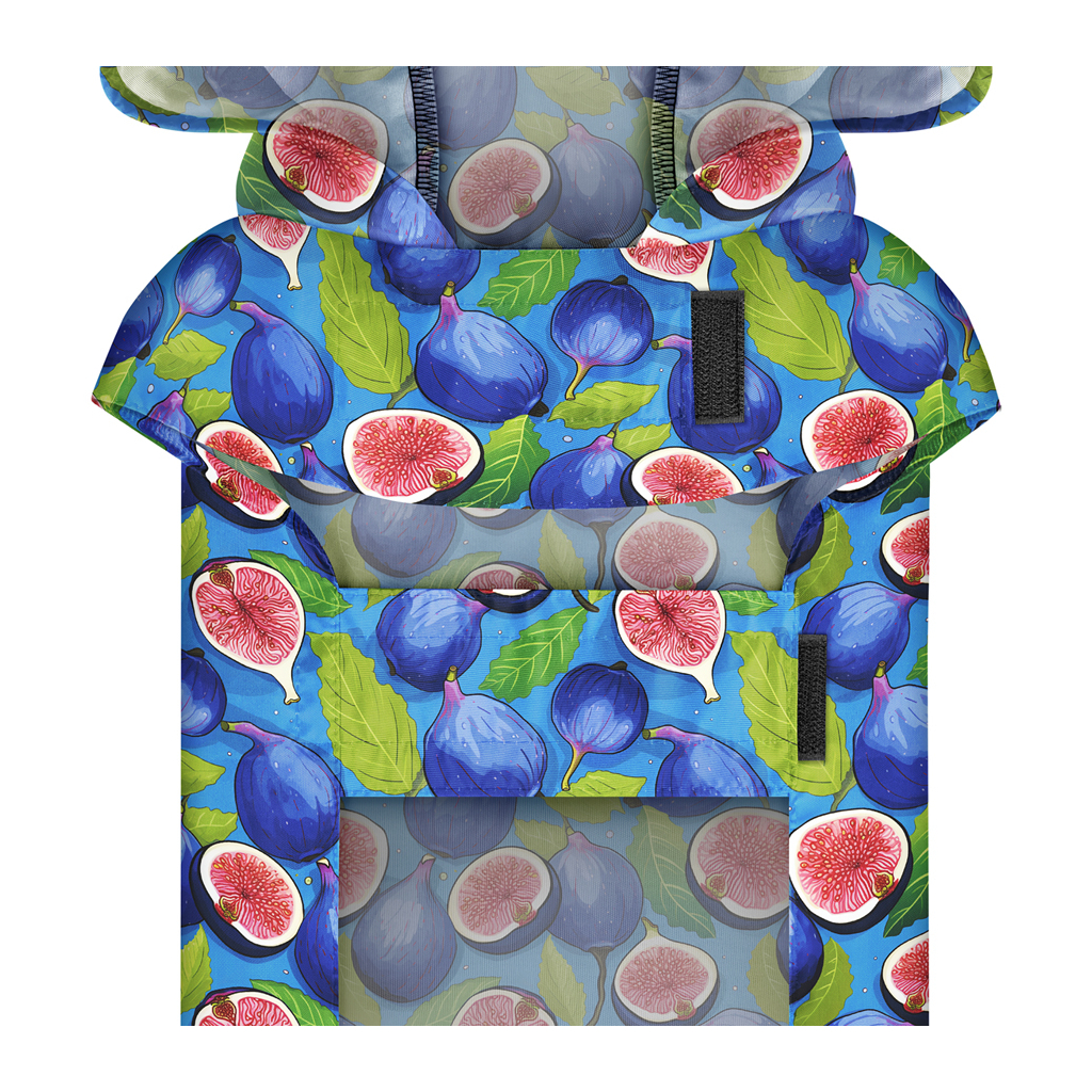 Дощовик для тварин WAUDOG Clothes Накидка з капюшоном Інжир XXS (354-4053) - зображення 4