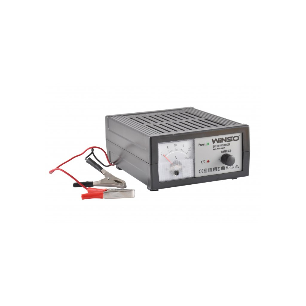 Зарядний пристрій для автомобільного акумулятора WINSO 139100 - зображення 3