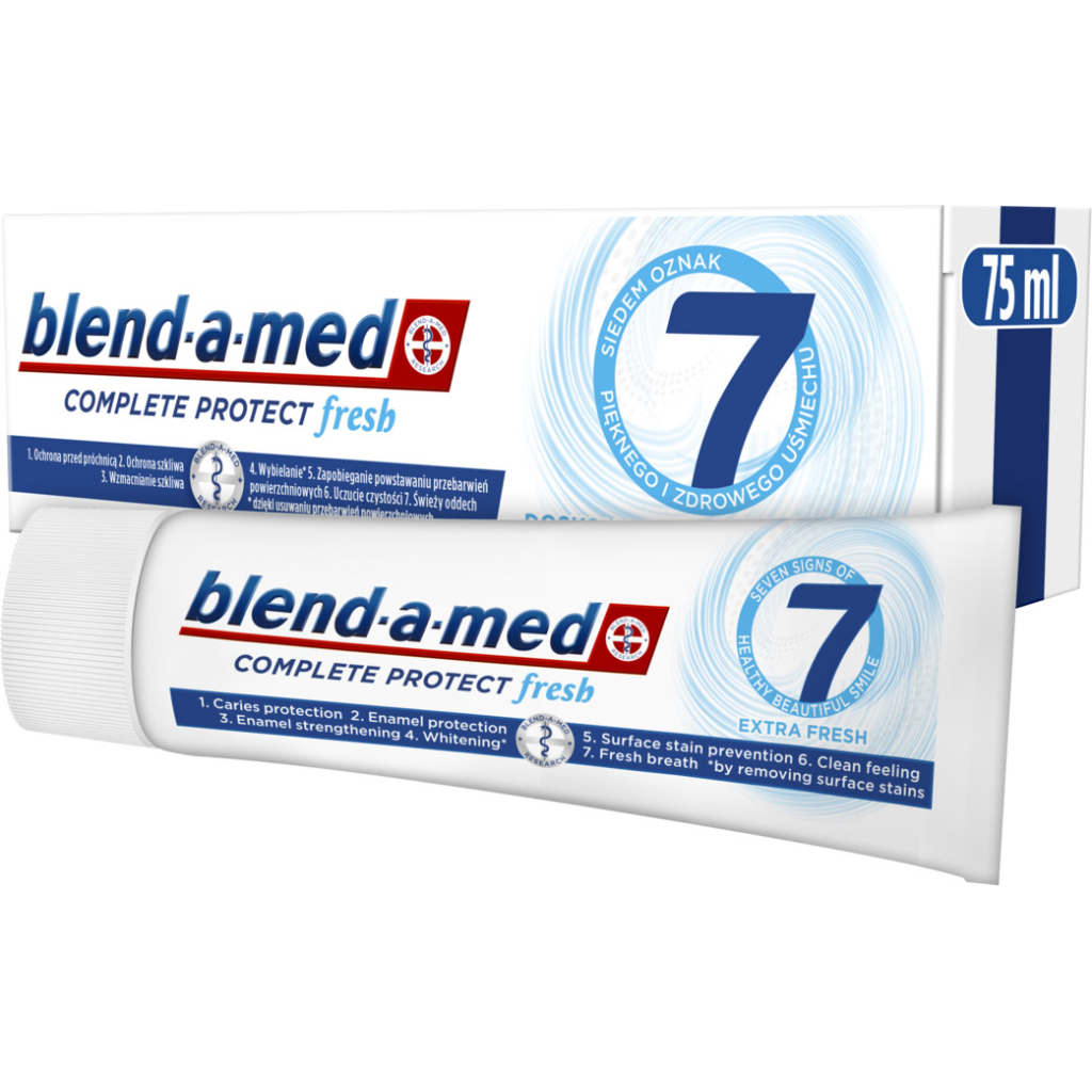 Зубна паста Blend-a-med Complete Protect 7 Екстрасвіжість 75 мл (8001090717757) - изображение 1