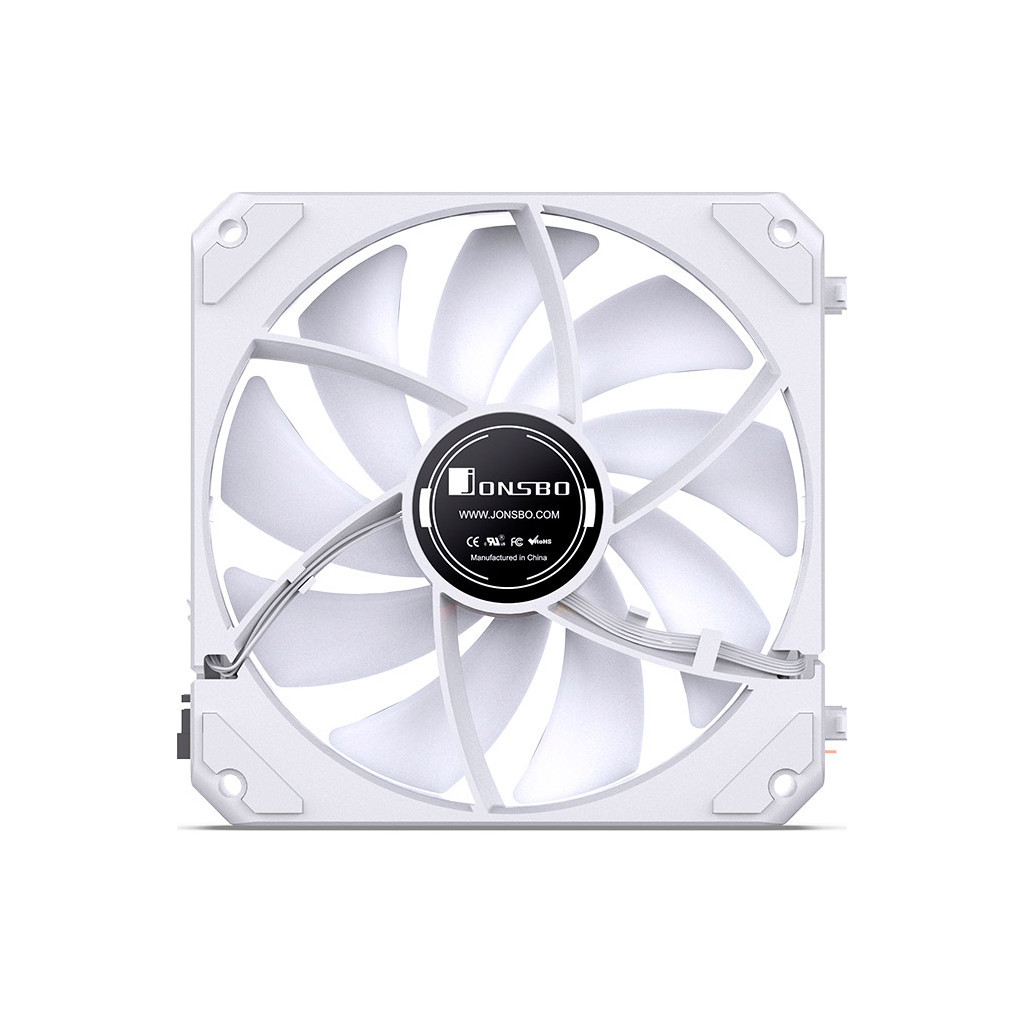 Кулер до корпусу JONSBO ZG-120WR White - зображення 11