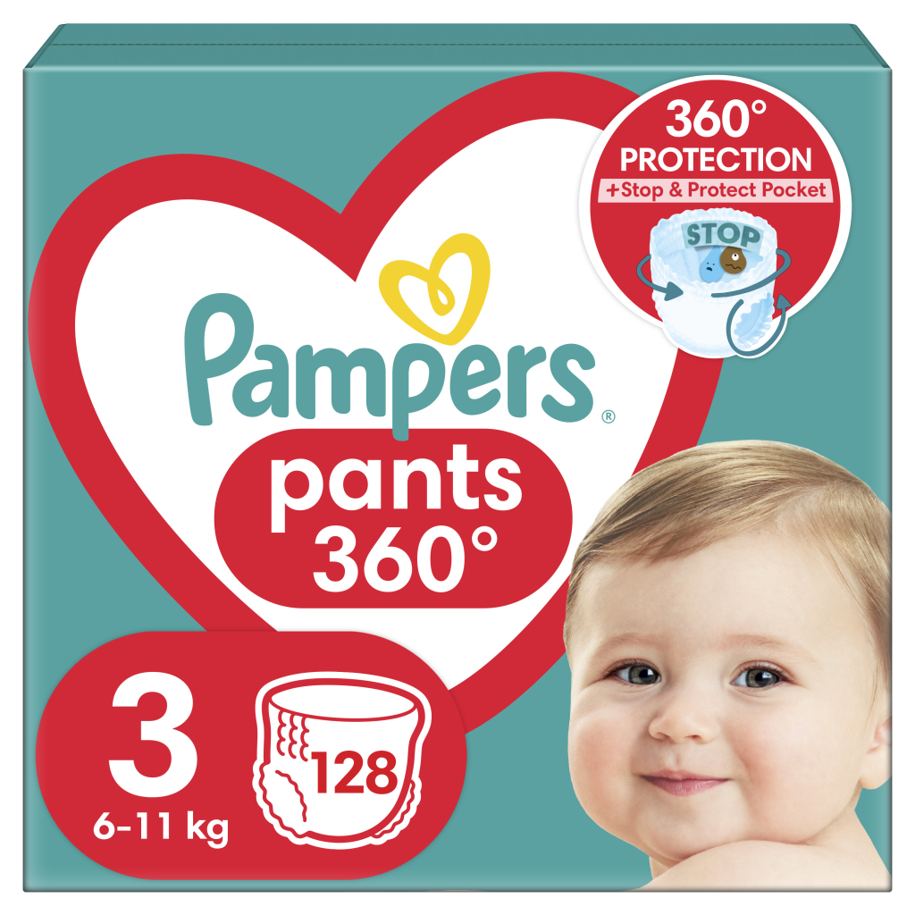 Підгузки Pampers Pants Midi Розмір 3 (6-11 кг) 128 шт. (8006540069417) - зображення 1