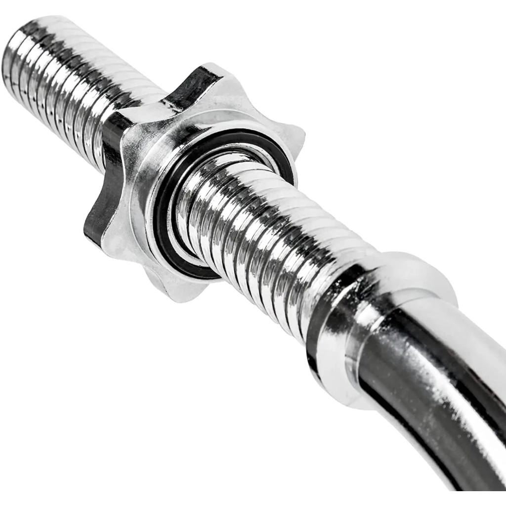 Гриф Toorx W-подібний 120 см 25 мм з гвинтовими замками (BCV-120) (931114) - зображення 4