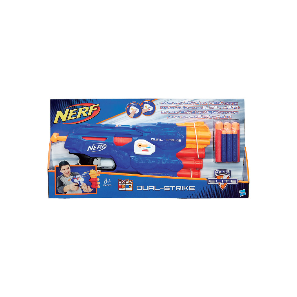 Іграшкова зброя Hasbro Nerf Elite Dual-Strike (B4620) - зображення 3