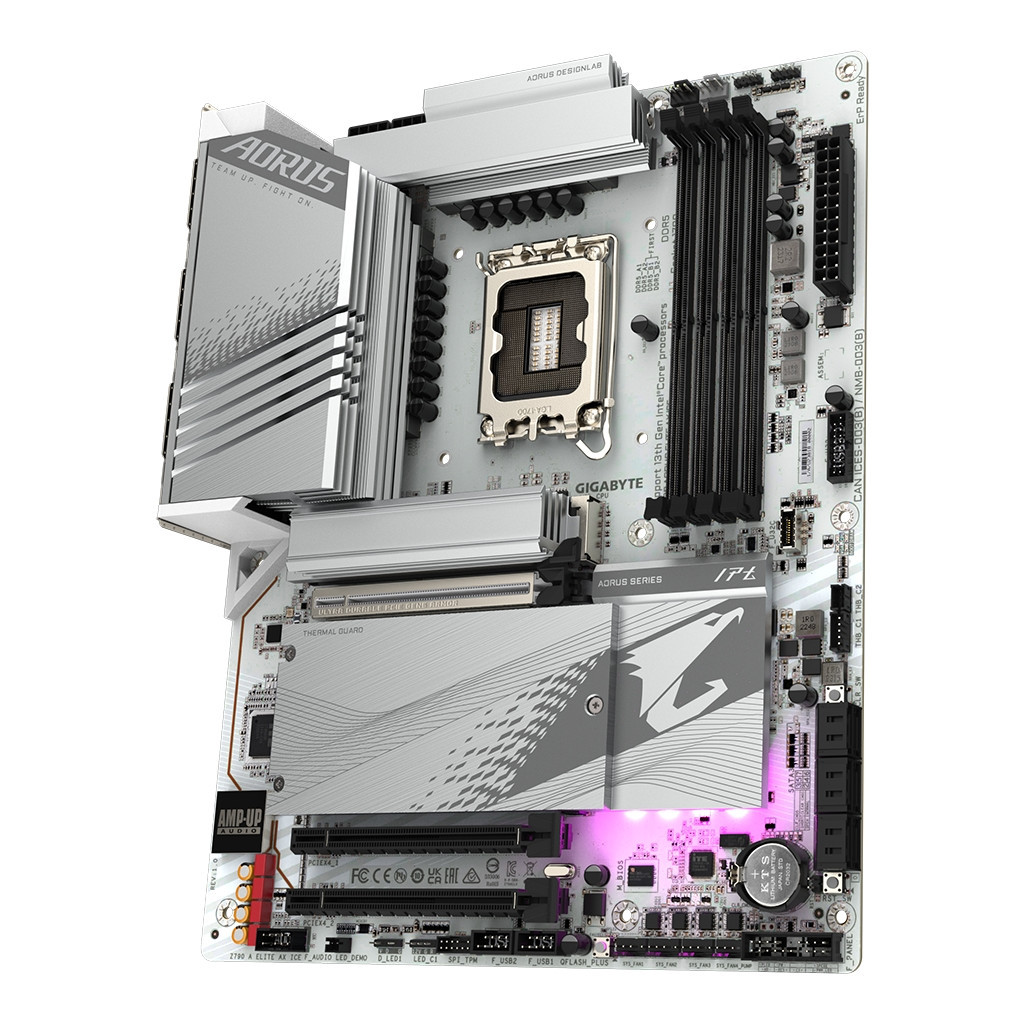 Материнська плата GIGABYTE Z790 AORUS ELITE AX ICE (Z790 A ELITE AX ICE) - зображення 4