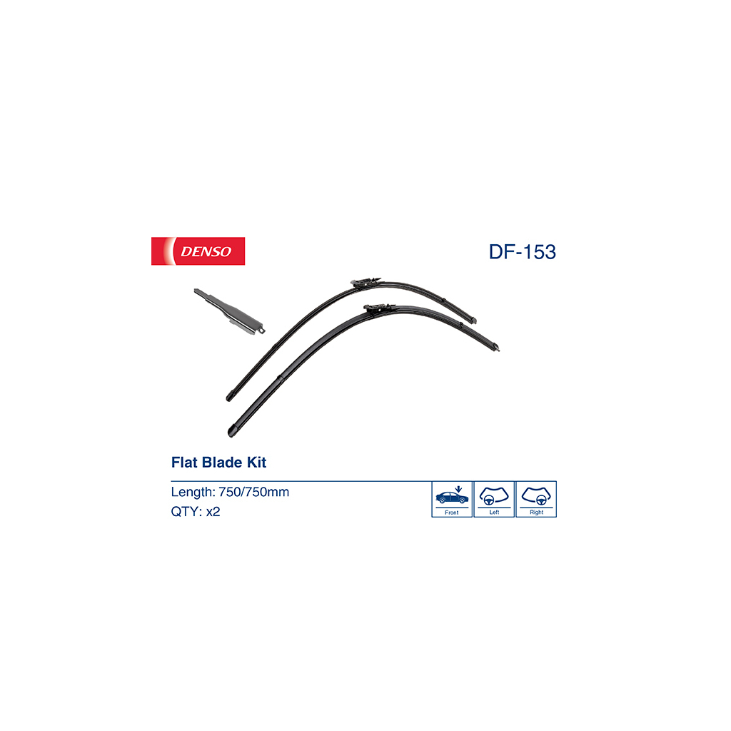 Щітка склоочисника Denso DF-153 - зображення 2
