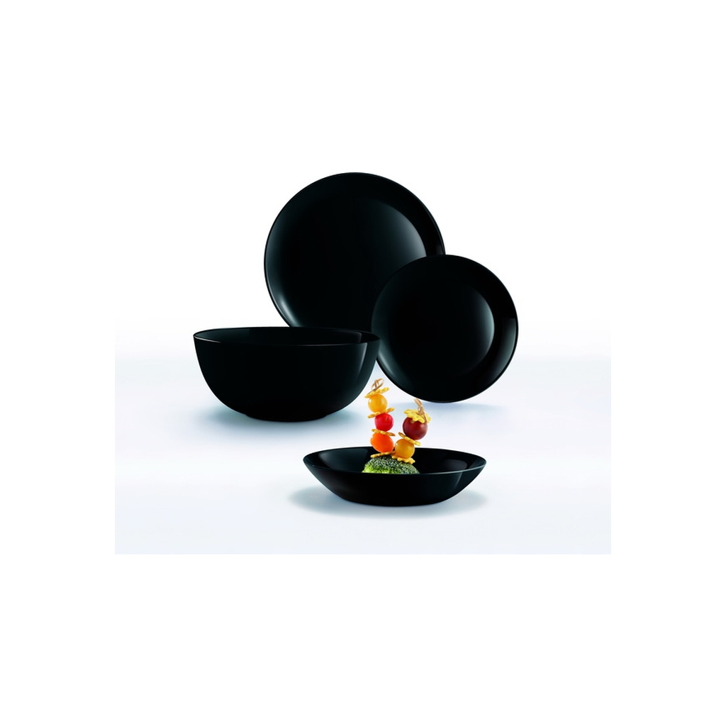 Тарілка Luminarc Diwali Black 20 см супова (P0787) - зображення 3