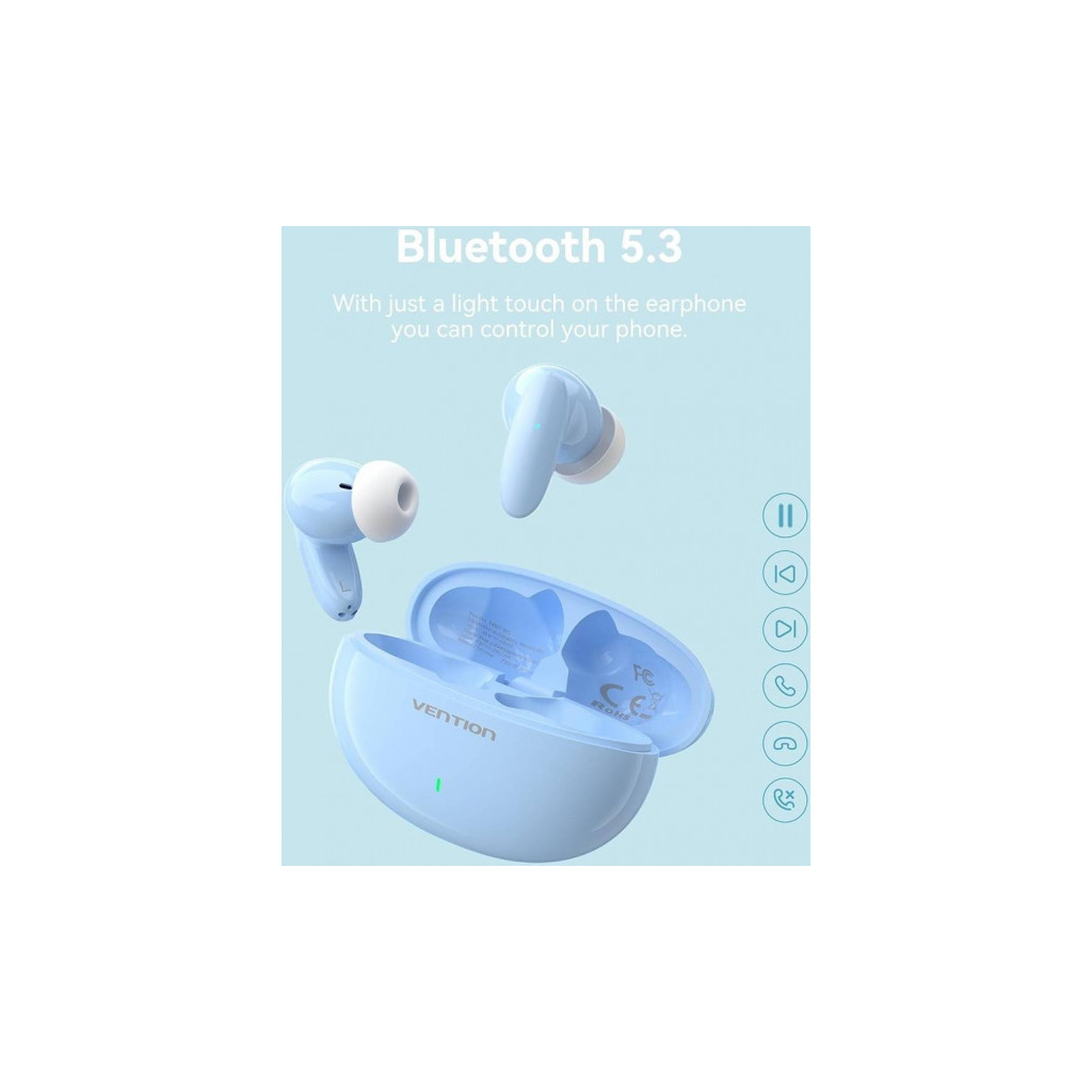 Навушники Vention Elf Earbuds E01 Blue (NBFS0) - зображення 3