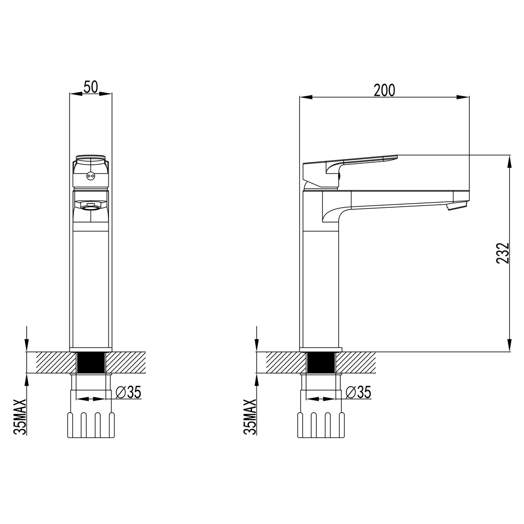 Змішувач Corso MARMORE DB-1A638C (9623010) (DB-1A638C) - изображение 4