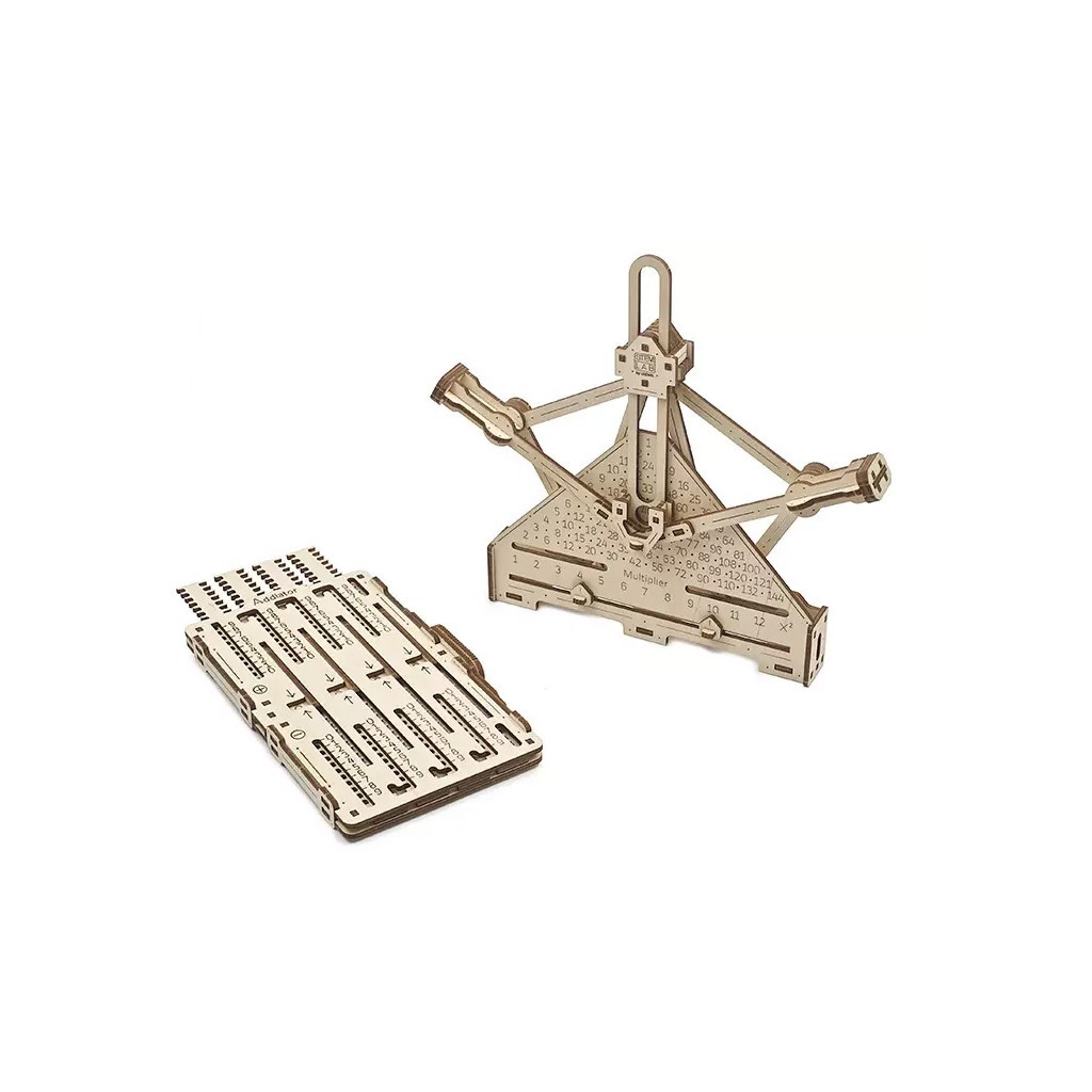 Конструктор Ugears STEM-модель 2-в-1 Арифметичний набір (6337283) - зображення 1