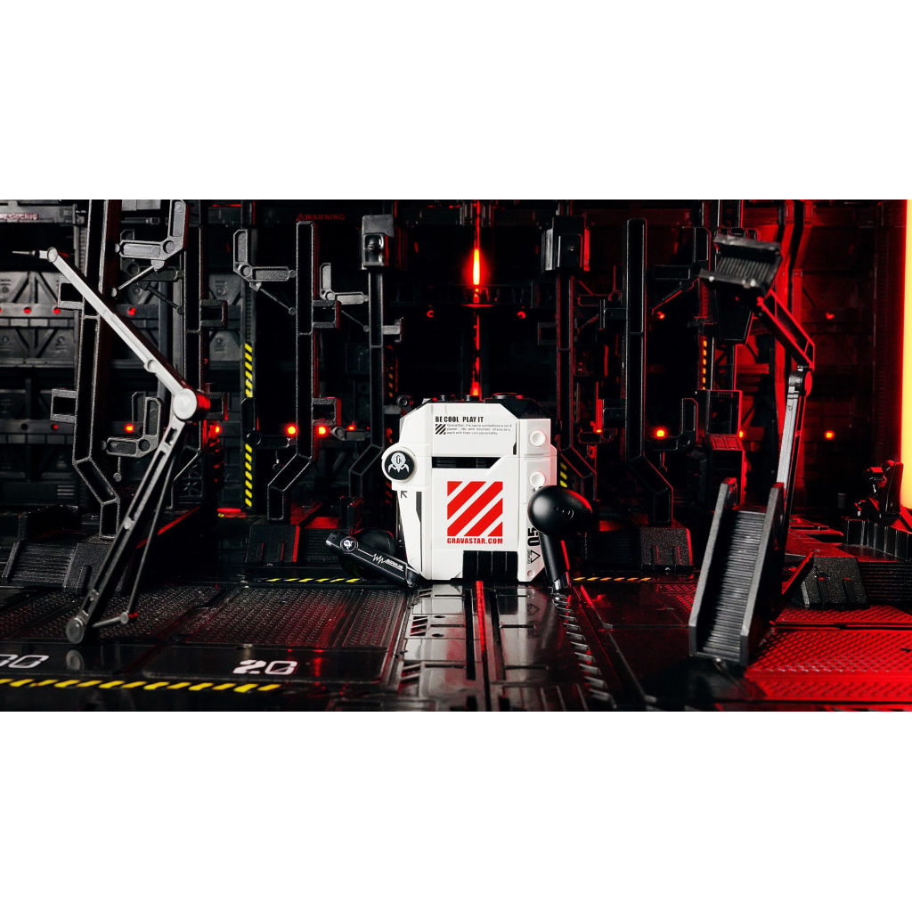 Навушники GravaStar Sirius P5 TWS BT 5.2 IPX4 Defense Mecha (GRAVASTARP5_MECHA_WHT_V2) - зображення 9