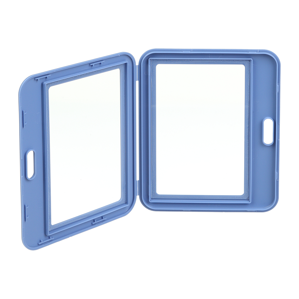 Бейдж Buromax горизонтальний, 101 х 80 мм, PP+PVC, синьо-сірий (BM.5415-95) - изображение 2