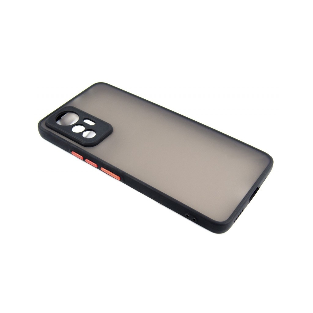Чохол до мобільного телефона Dengos Matte Xiaomi 12 Lite (black) (DG-TPU-MATT-127) - зображення 3