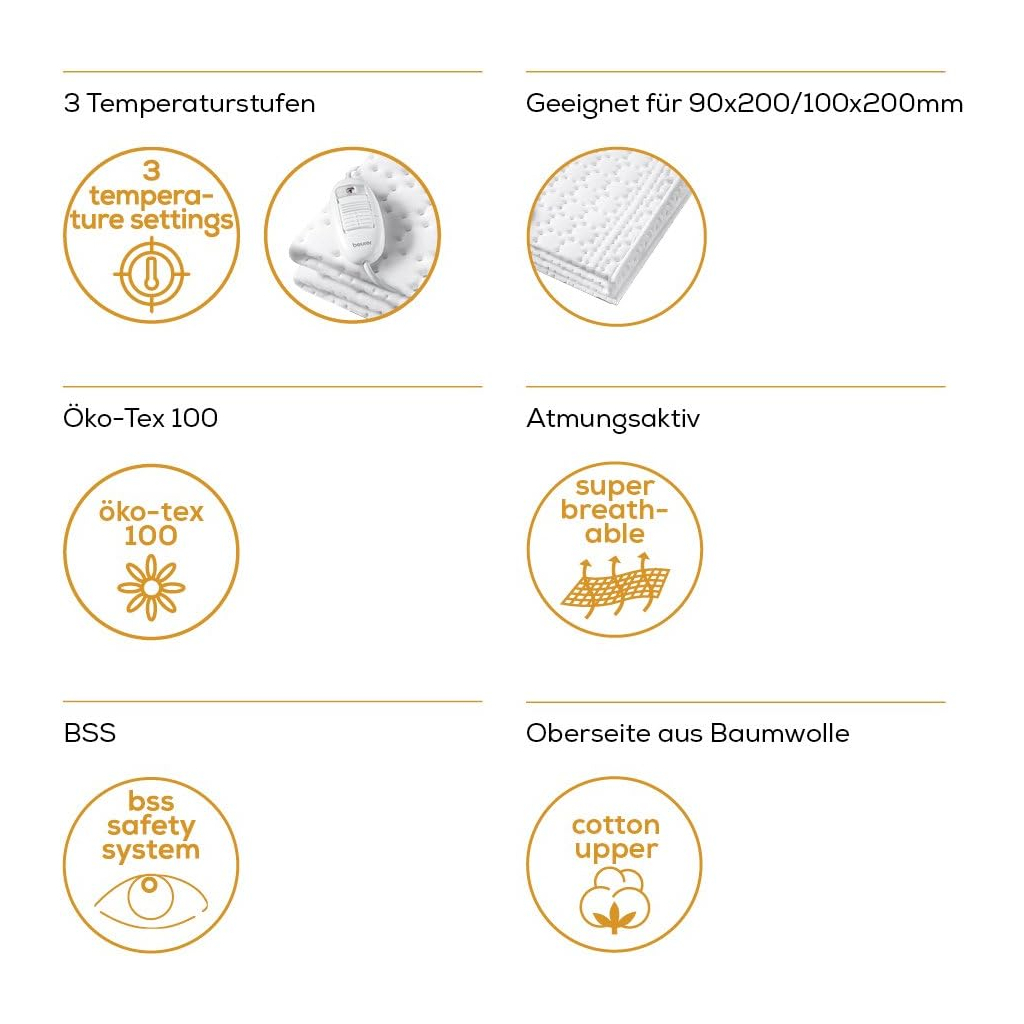 Електричне простирадло Beurer UB_30 - зображення 8