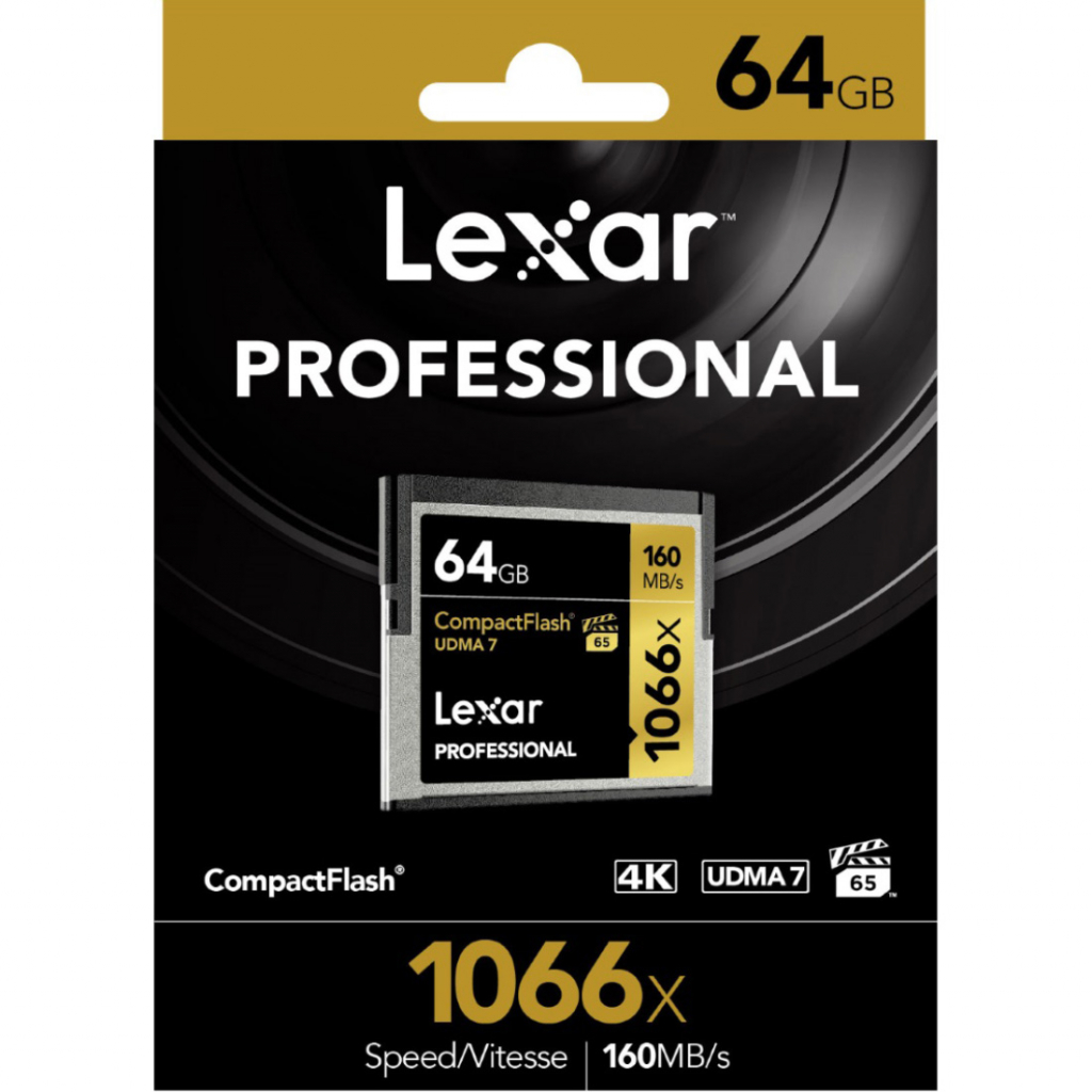 Карта пам'яті Lexar 64GB Compact Flash 1066x Professional (LCF64GCRB1066) - зображення 2