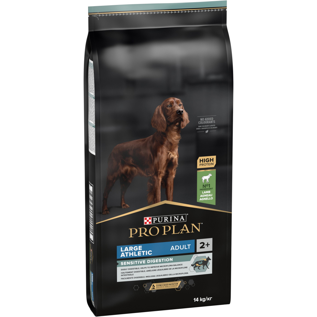 Сухий корм для собак Purina Pro Plan Large Athletic Adult 2+ Sensitive Digestion Для великих порід атлетичної статури З ягням 14 кг (7613035415591) - зображення 2
