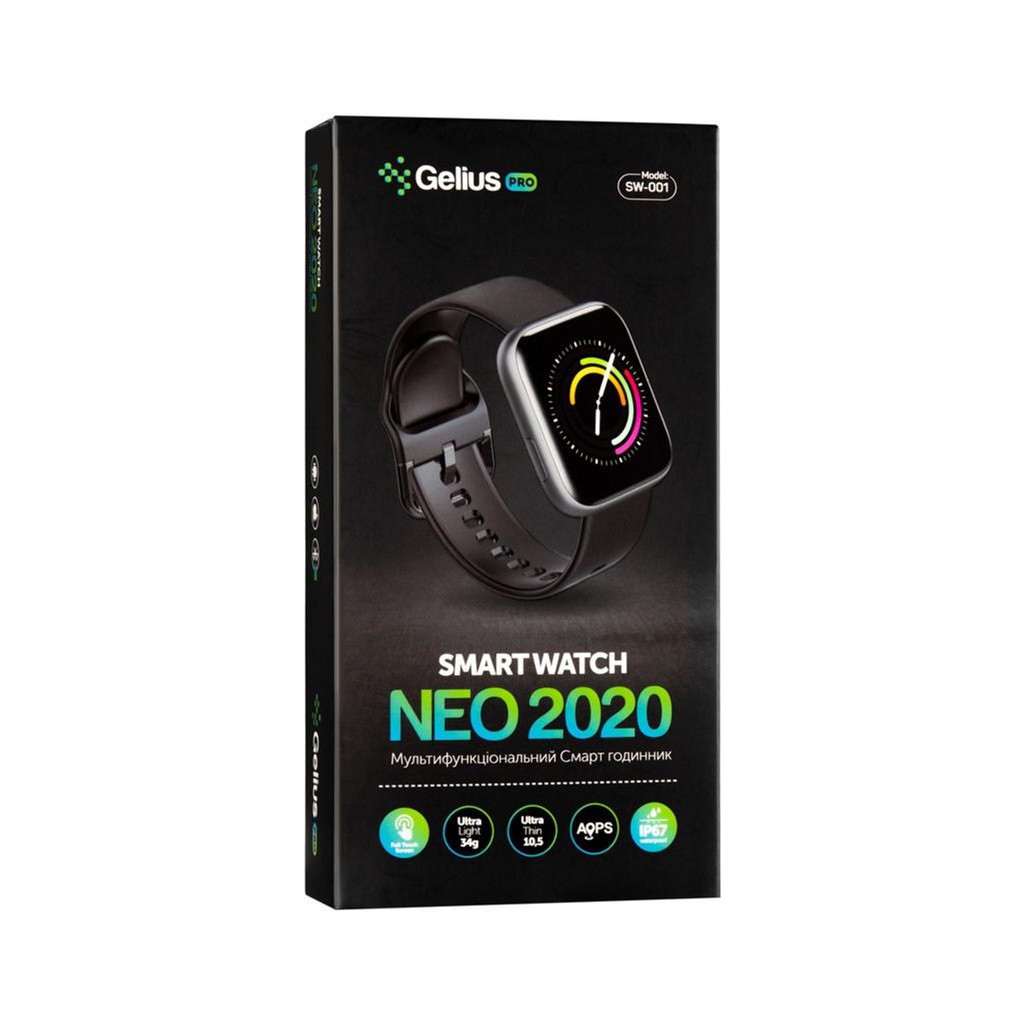 Смарт-годинник Gelius Pro GP-SW001 (NEO 2020) (IP67) Black - зображення 18