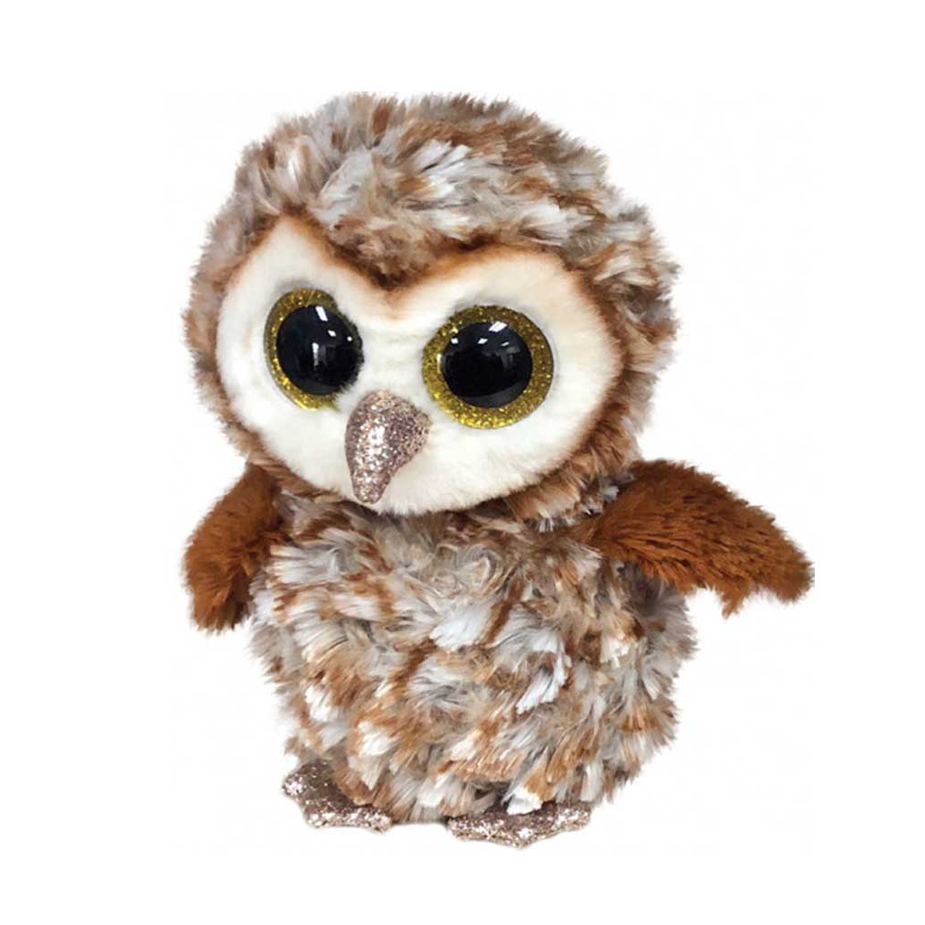 М'яка іграшка Ty Beanie Boos Коричнева сова Персі 15 см (36326) - зображення 1