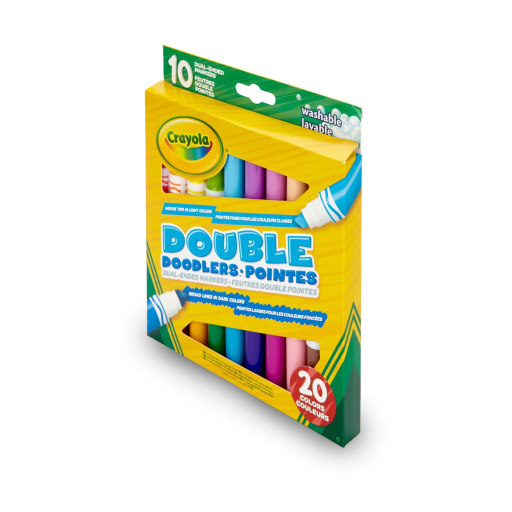 Фломастери Crayola Набір Washable Двосторонні 10 шт (256347.012) - зображення 5