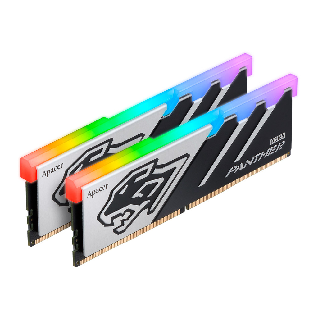 Модуль пам'яті для комп'ютера DDR5 32GB (2x16GB) 5200 MHz Panther RGB Apacer (AH5U32G52C5229BAA-2) - зображення 2