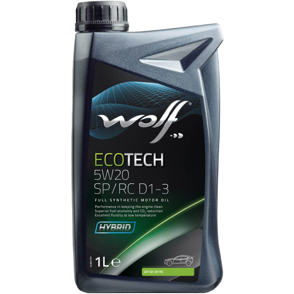 Моторна олива Wolf ECOTECH 5W20 SP/RC D1-3 1л (1050523) - изображение 1