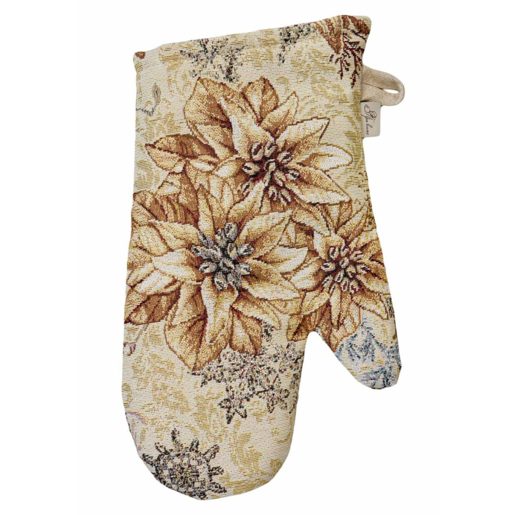 Кухонна прихватка Прованс Рукавиця гобеленова Золоте свято 32х16 см (037831) - зображення 1