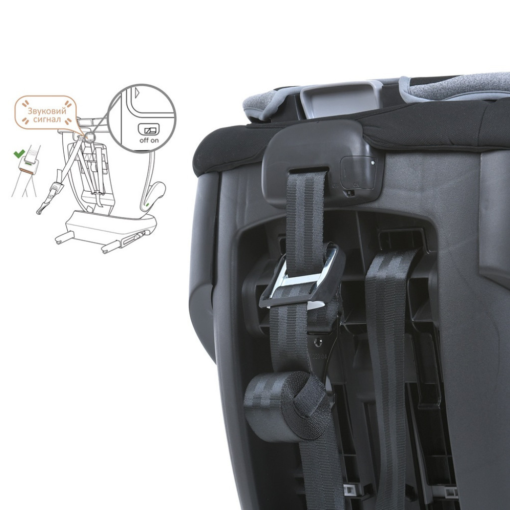Автокрісло El Camino I-CON (0-36кг) (ME 1117 melange ult gray) - зображення 9