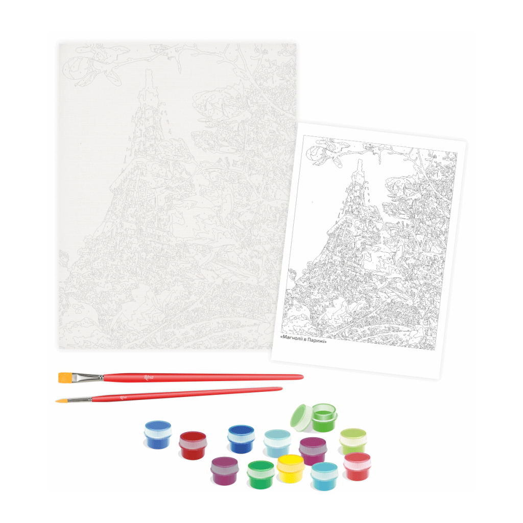 Картина по номерам Rosa Star Магнолії в Парижі 35х45 см (4823098529705) - зображення 2