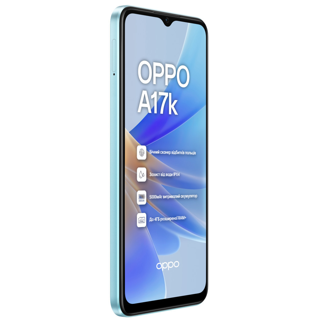 Мобільний телефон Oppo A17k 3/64GB Blue (OFCPH2471_BLUE_3/64) - зображення 8